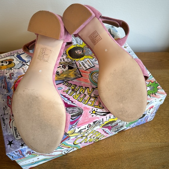 Jeffrey Campbell Lindsay Heel in Pink Suede Size 9 - Picture 2 of 4